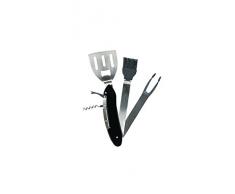 Thumbs Up! BBQ Tool Kit Multi attrezzo da Barbecue 5-in-1, Acciaio Inossidabile, Nero, 29.7x8.8x2.1 cm