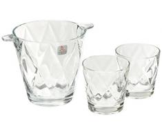 Vidivi Vetri delle Venezie Concerto Bicchieri Acqua e Secchiello Ghiaccio, 7 unitÃ 