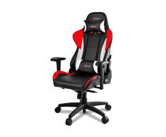 Arozzi - Verona Pro V2 sedia da Gaming, Nero Rosso, 50 x 55 x 130