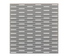 InterDesign Lineo Tappetino Lavandino, Plastica, grigio, 30.5x28x30.5 cm