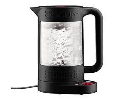 Bodum 11659-01EURO Bistro Elettrico fornello, a Doppia Parete con Temperatura Continua plastica 19,5 x 23 x 26,5 cm, Nero