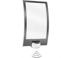 Steinel lampada da parete con rilevatore di movimento 180 gradi e portata max. 10 m, Plastica, Anthrazit, E27 60 wattsW 230 voltsV, glÃ¼hlampe, elettrico