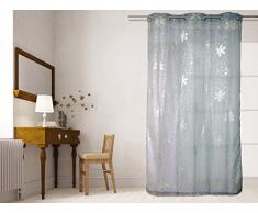 Soleil docre 036007 Tenda in voile a occhielliLOU Grigio,Stampa argento diSOLEIL DOCRE