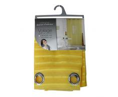 Douceur d interno tenda a occhielli Sabbia Graffia Riane, Poliestere, giallo, 240Â x 140Â cm