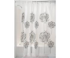 InterDesign Allium Tenda Doccia, Grigio, 180x0.2x180 cm