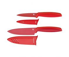 WMF 1879085100 Touch Set di 2 Coltelli, Rosso