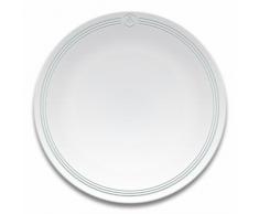 LAGUIOLE 442126 - Confezione da 6 Piatti Piani, in gres, Diametro 26 cm, Colore: Avorio