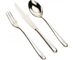 Alessi LCD01S24M Caccia Servizio di Posate, Acciaio Inossidabile 18/10, Set di 24 Pezzi