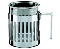Alessi - ARMUG - Mug in acciaio inossidabile 18/10 lucido e vetro pirofilo.