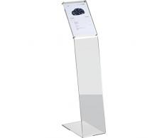 Tecnostyl 80430 Leggio da Terra in Acrilico, Beige, 117.5 x 44 x 29.5 cm