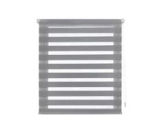 Blindecor Tenda Avvolgibile Doppio Tessuto Notte e Giorno, 57 x 180 cm, Grigio