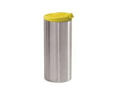 Zak.Design 350Â ml Tazza Termica, Acciaio Inossidabile, Giallo, 8Â x 8.5Â x 18.5Â cm