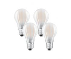 Osram Lampada LED E27, 7 W, Bianco, 10.5 x 6 x 6 cm, 1 pacco con 4 lampade