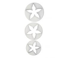 DeColorDulce Calice Set Formine, Bianco, 28Â x 10Â x 5Â cm, 3Â Pezzi