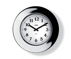Alessi Orologio da parete Momento in acciaio inossidabile, Movimento al quarzo, Argento