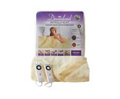 Dreamland - Coperta elettrica, 180 x 180 cm, Colore: Crema