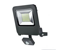 Osram 4058075064362 Faretto a LED 50 W, Bianco Caldo, Plafoniera con Sensore di Movimento, Grigio