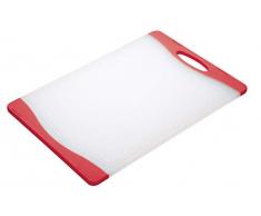 Kitchen Craft Colourworks CWBOARD350RED - Tagliere da Cucina, a Due Lati, Colore: Rosso