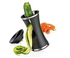Küchenprofi Cucina Professionale 1310191000 Vega telli affettatrice a Spirale, Plastica, Nero, 8.5 x 8.5 x 15 cm