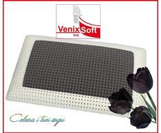 venixsoft RD-LU88-Y2GB Cuscino Guanciale Memory Foam Termosensibile Saponetta con Microfori per Una Massima Traspirazione 72 cm x 42 cm x 13,8 cm