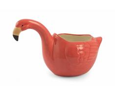 Villa dâEste Home Tivoli Flamingo Vaso Decorativo, Dolomite, Rosa, 29x15.5x18 cm