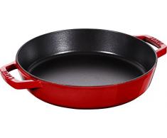 Staub 40511-519-0 Pans Padella in Ghisa con Due Manici, 410 x 75 x 430