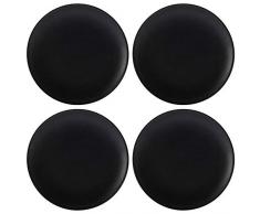 Maxwell Williams Caviar Speckle - Piatti laterali, Porcellana, Nero , 15 cm (Set of 4)