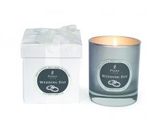 Parks London Candela Celebrativa Matrimonio, Cera, Multicolore, 9 x 9 x 10 cm