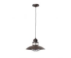 FARO - WINCH Lampada sospensione marrone