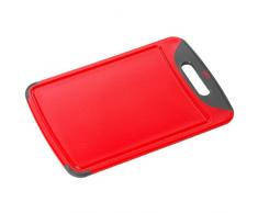 Silit 0020.7681.01 Tagliere Antibatterico 38 x 25 cm, Rosso