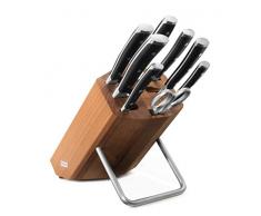 WÃ¼sthof TR9882 - Ceppo di coltelli, in Acciaio Inox, 41,5 x 28 x 21,5 cm, 8 Pezzi, Colore: Nero