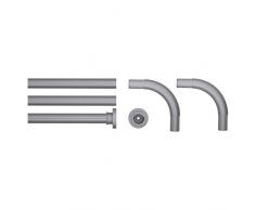 Sealskin Seallux Binario Modulare per Tenda da Doccia, Acciaio Inox, Opaco, 2,8 x 90 x 2,8 cm