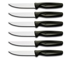 WÃ¼sthof TR9357Â - Set di coltelli per Bistecca, in Acciaio Inox, 10 cm, Colore: Nero