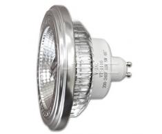 V-TAC 4224 - Lampadina a LED SMD, attacco GU10, 12 W, 220-240 V, COB 3.000 K, 650 lumen, angolo di illuminazione: 40Â°, non dimmerabile, luce bianca calda VT-1112
