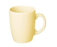 Excelsa Trendy Mug, Ceramica, Crema, 8x11x11 cm