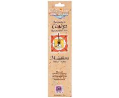 Berk HS-180 - Bastoncini di incenso Chakra della radice Muladhara - Chakra Line, 10 g