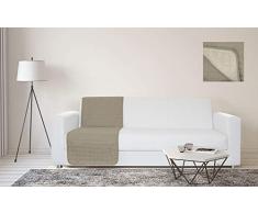 Sogni e Capricci Fascia Copridivano Waterproof, Tortora/Panna, 1 Posto