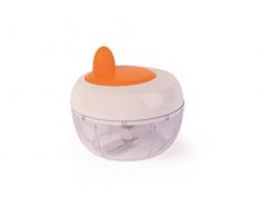 Excelsa Abili Mini Tritatutto, Polipropilene, Bianco/Arancio