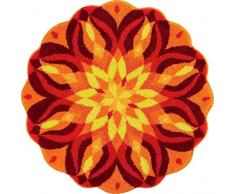 Grund Knowledge of Self Tappeto per Il Bagno, Poliacrilico Supersoft, Arancia, 100 cm