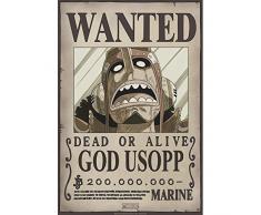 Abystyle One Piece - Poster Wanted Usopp New (52x38)