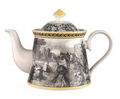 Villeroy & Boch Audun Ferme Teiera 6 Persone, 1.10 L, Premium Porcellana, Multicolore