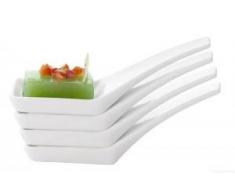 ASA, Set di cucchiai in Porcellana, 4 Pezzi