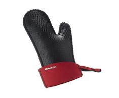 Kitchen Grips - Guanto da Cucina, allungabile, da Chef, Taglia Small, Colore Rosso