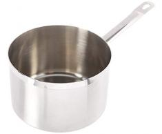 Paderno 11106-20 Casseruola Alta, Un Manico, in Acciaio Inox, 20 cm