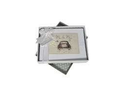 WHITE COTTON CARDS - Album portafoto per Matrimonio Mr And Mrs con Automobile, Piccolo