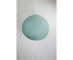 Cotton Ball Lights - Lampadario a sospensione in cotone, 36 cm, colore: verde mare