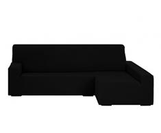 Martina Home - Copridivano Chaise Longue Modello Emilia - Bracciolo Destro Braccio Destro Brazo derecho Nero