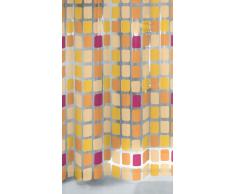 Kleine Wolke 4956580305 - Tenda per Doccia, Modello Sonny, 200 x 180 x 0,09 cm, Colore: Arancione