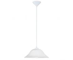 Eglo Albany E27Â 27Â W Bianco illuminazione da soffittoÂ âÂ lampada (salotto, Bianco, IP20, spazzolato, Vetro, di plastica, II)
