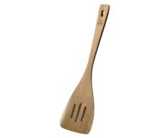 Raymond Blanc - Spatola da Cucina con Fessure, in Legno dacacia, Colore: Marrone